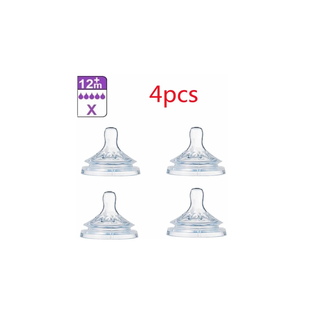 Foto 4 pulgar | Tetina Mamila Compatible Avent Natural 12m+ 4 Piezas