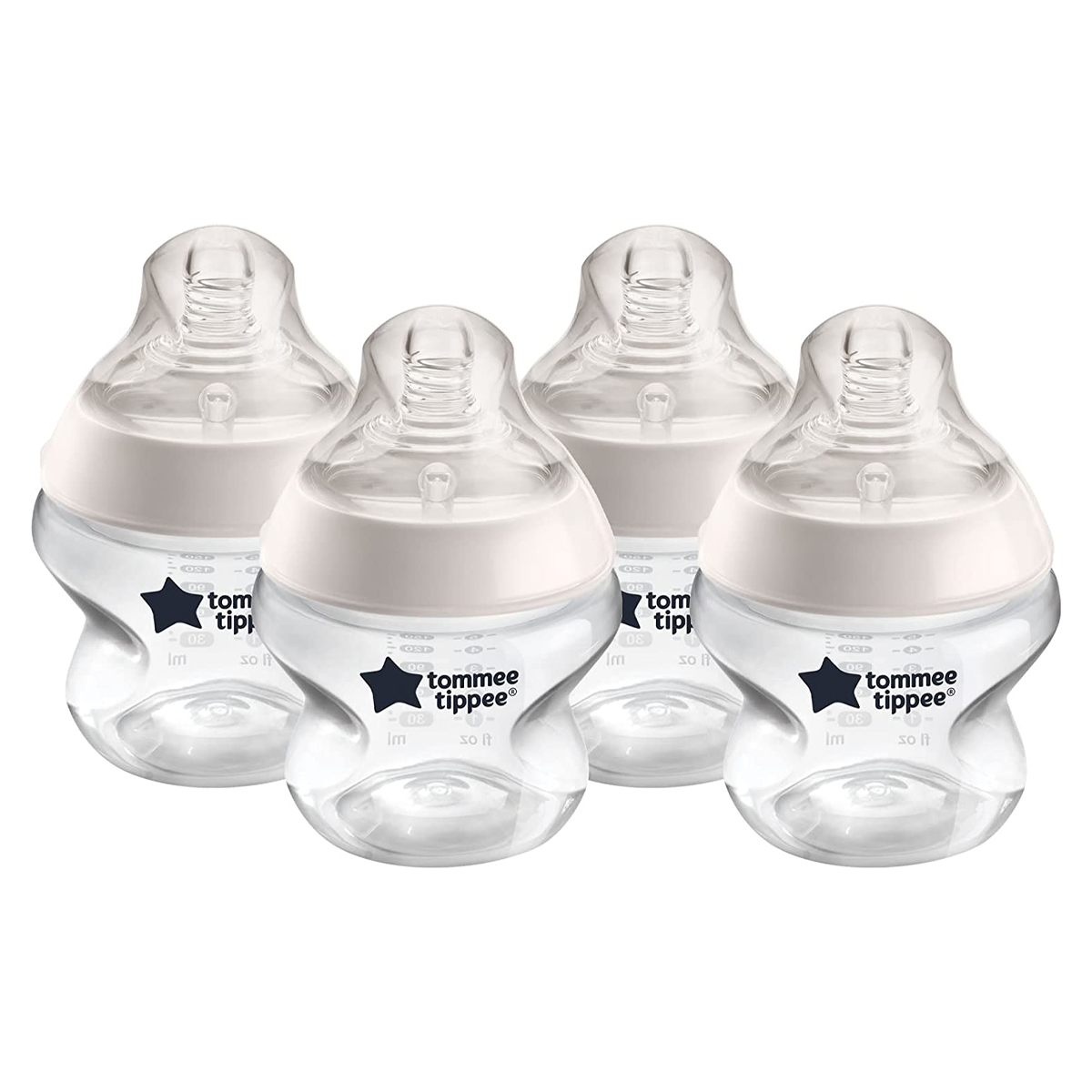 Foto 2 pulgar | Biberones Tommee Tippee 52256810 color Transparente 5 Oz 4 Piezas