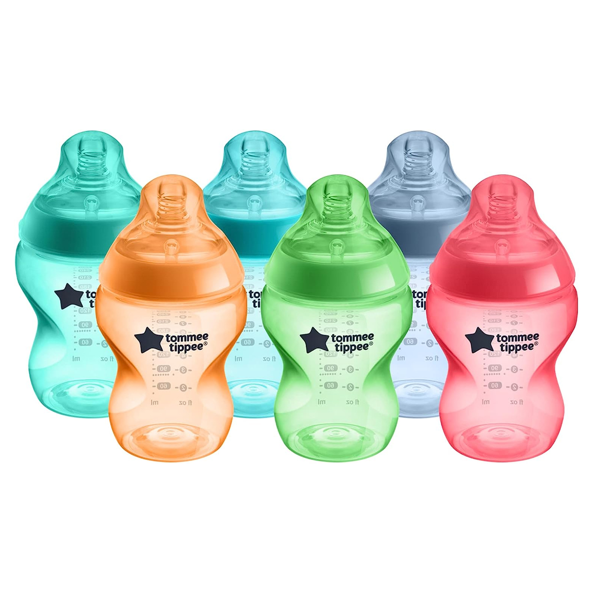 Foto 2 pulgar | Biberones Tommee Tippee Close To Nature 9 Oz Fiesta 6 Piezas