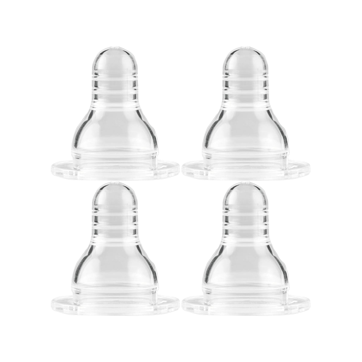 Tetina Evenflo Anillos Flexibles color Transparente Estándar 3-12m 4 Piezas