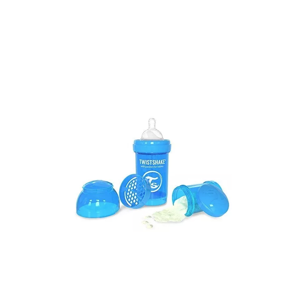 Biberón Twistshake Anticólico Anti Colic 6 Onzas Azul