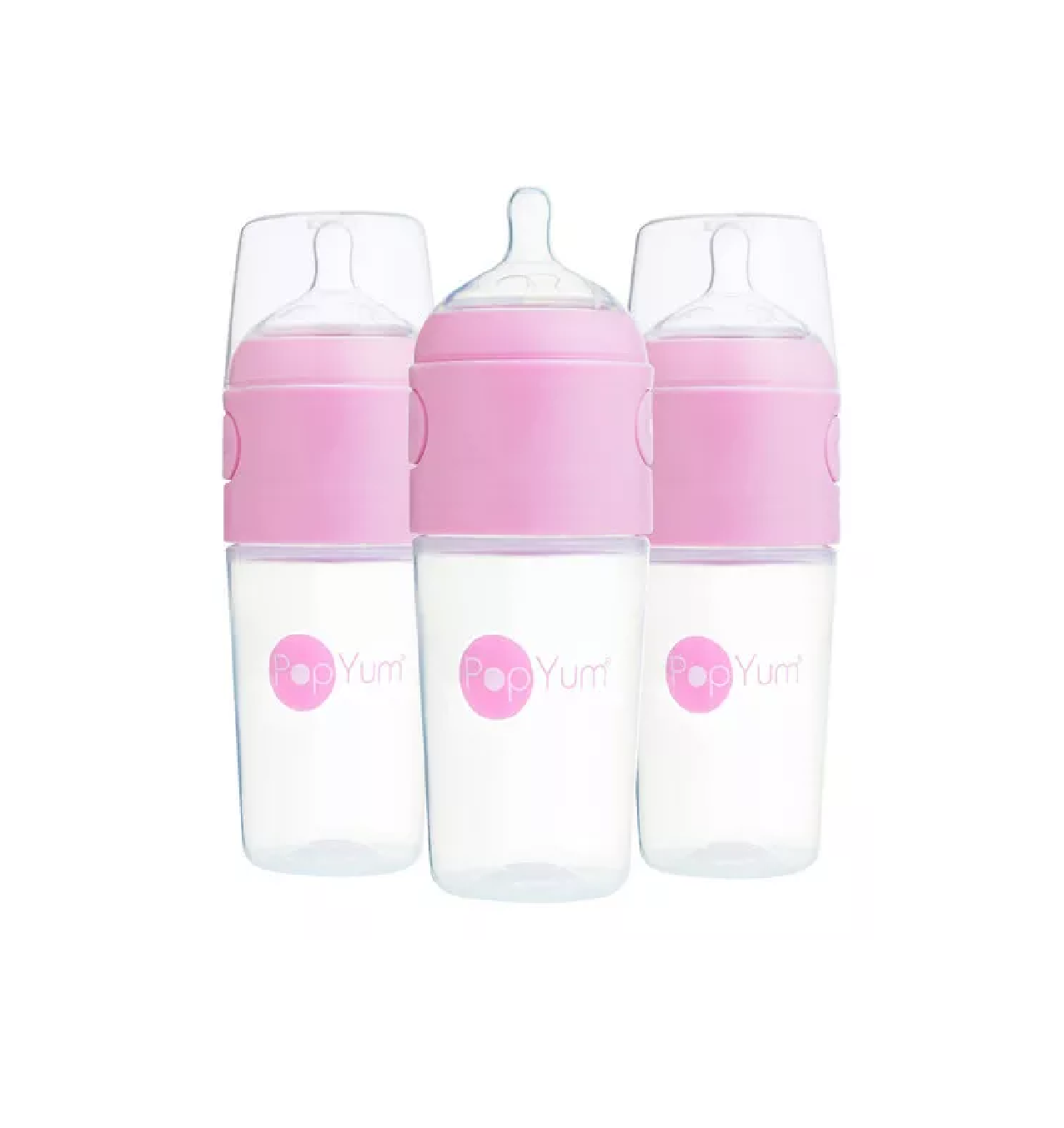 Biberón Anti cólico para Bebé 9oz 3 Piezas color Rosa