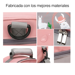 Foto 4 | Porta Biberones Mochila Térmica Ecobaby Original Azul