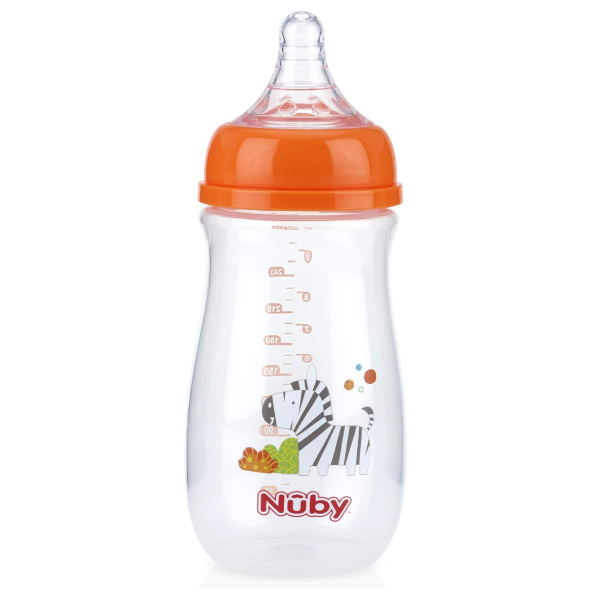 Biberón Nuby Simply 9 Oz Naranja