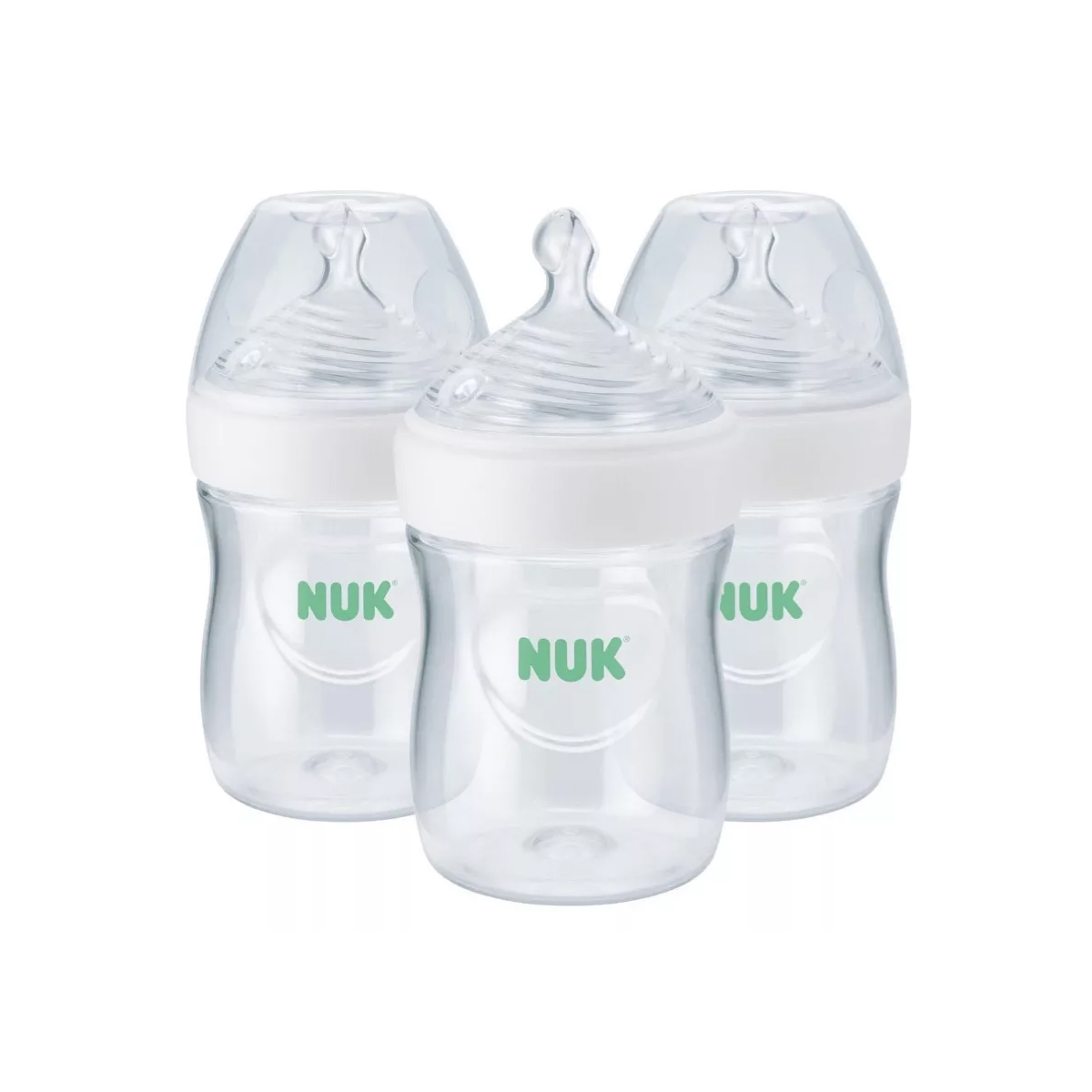 Foto 2 pulgar | Biberón Nuk Simply Natural 5oz 3pz Safetemp