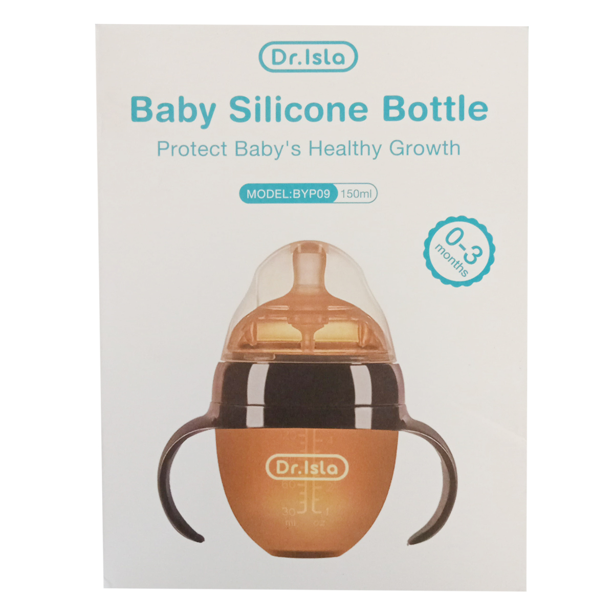 Foto 2 | Biberón Silicona Dr Isla Con Asas 0-3m 150ml 1pz