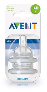 Foto 2 | Nipple Philips Avent Classic Slow Flow, Paquete De 2 - Venta Internacional.
