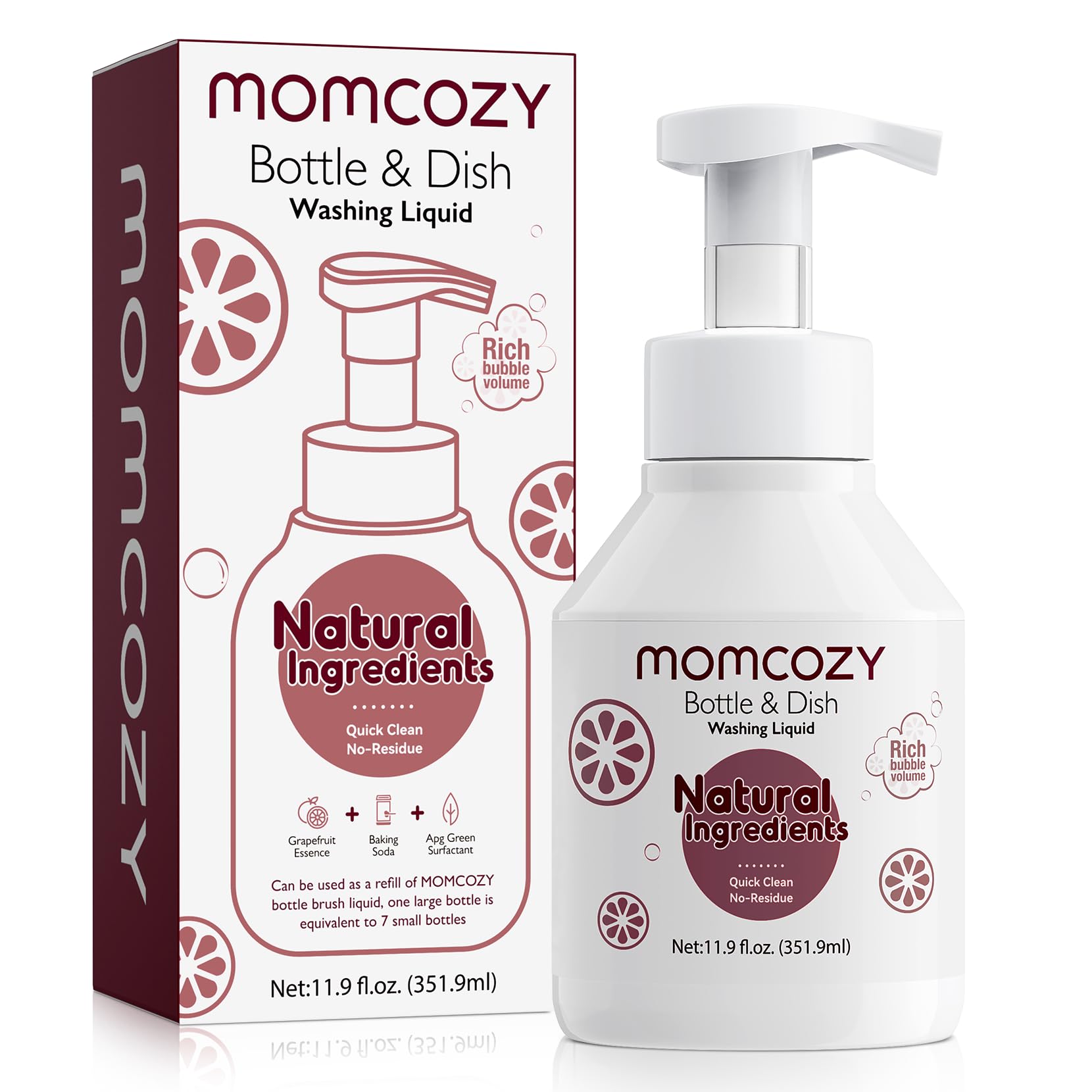 Cepillo De Limpieza Momcozy Para Botellas, 350 Ml, Para Prensar Espuma - Venta Internacional.