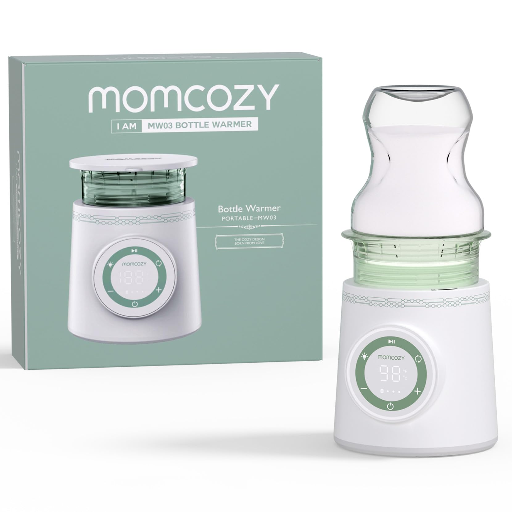 Foto 2 pulgar | Calentador De Botellas Portátil Momcozy Fast Heating Para Viajes - Venta Internacional.