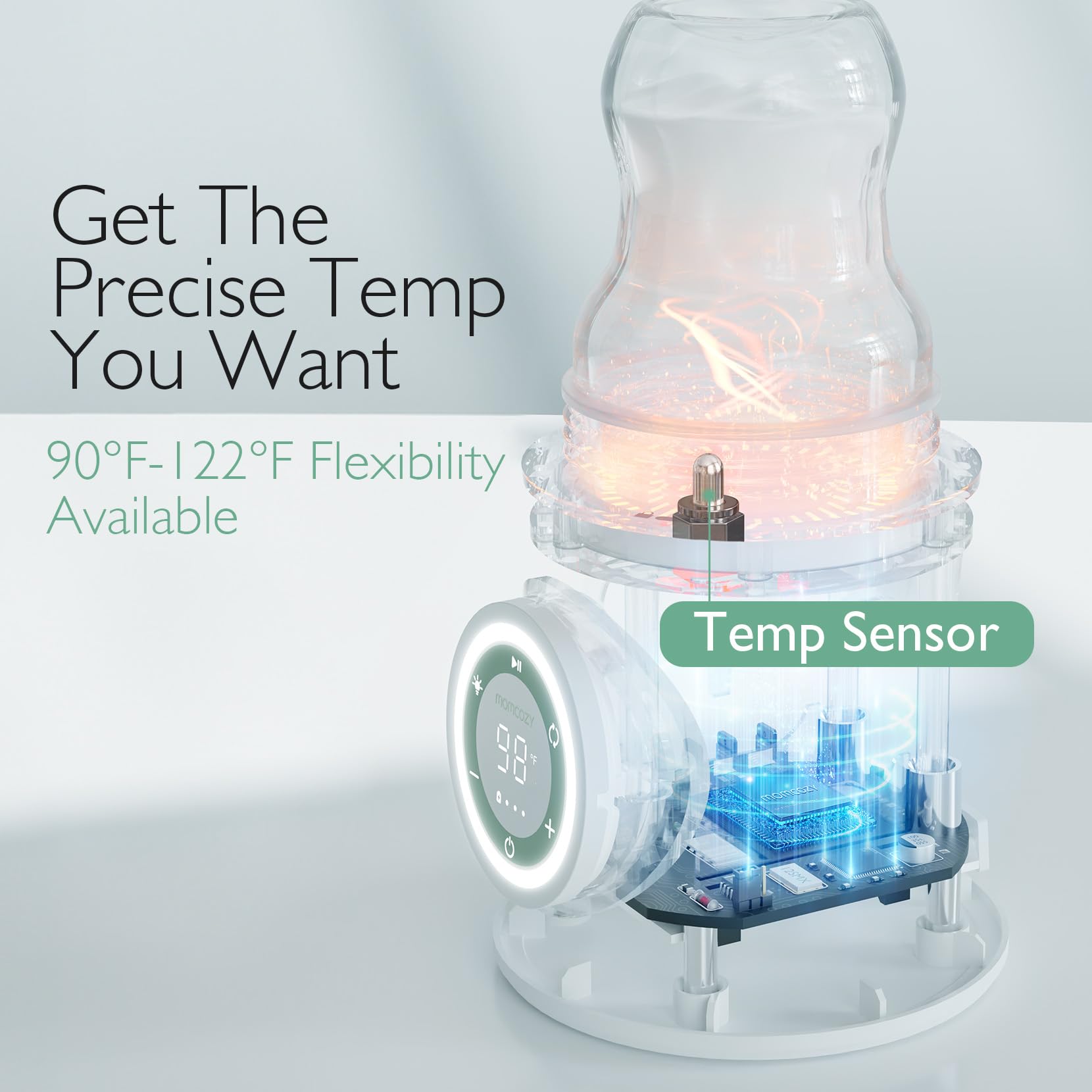 Foto 5 | Calentador De Botellas Portátil Momcozy Fast Heating Para Viajes - Venta Internacional.