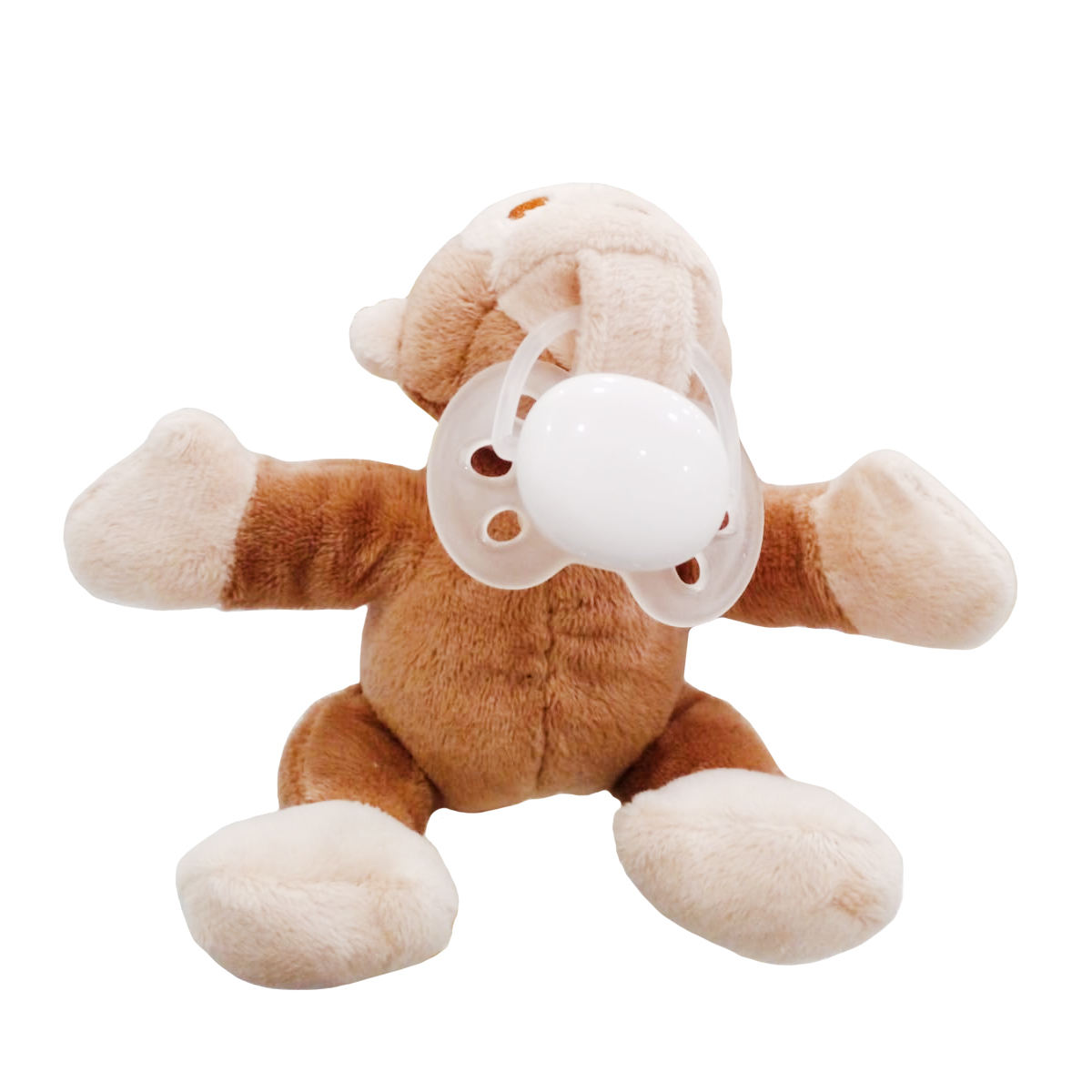 Peluche Con Chupón Soothie Snuggle Avent Changuito Blanco