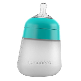 Foto 2 | Biberón Silicona 360 Anticólicos Nanobébé 9oz 2pz Verde