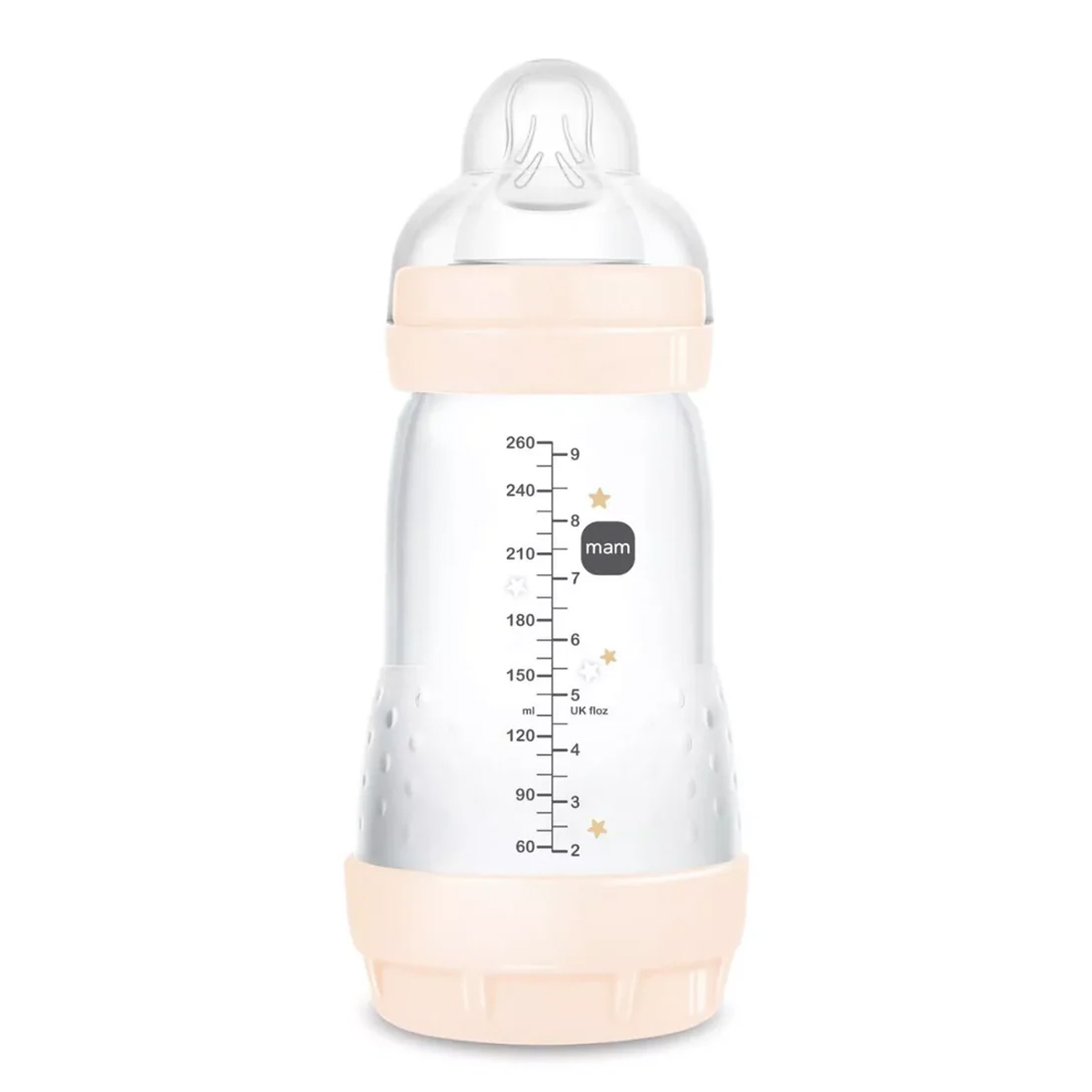 Foto 3 pulgar | Biberón Mam Easy Start Anticólicos 9oz 1pz Beige Pez