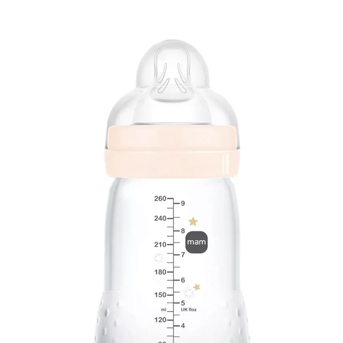 Foto 4 pulgar | Biberón Mam Easy Start Anticólicos 9oz 1pz Beige Pez