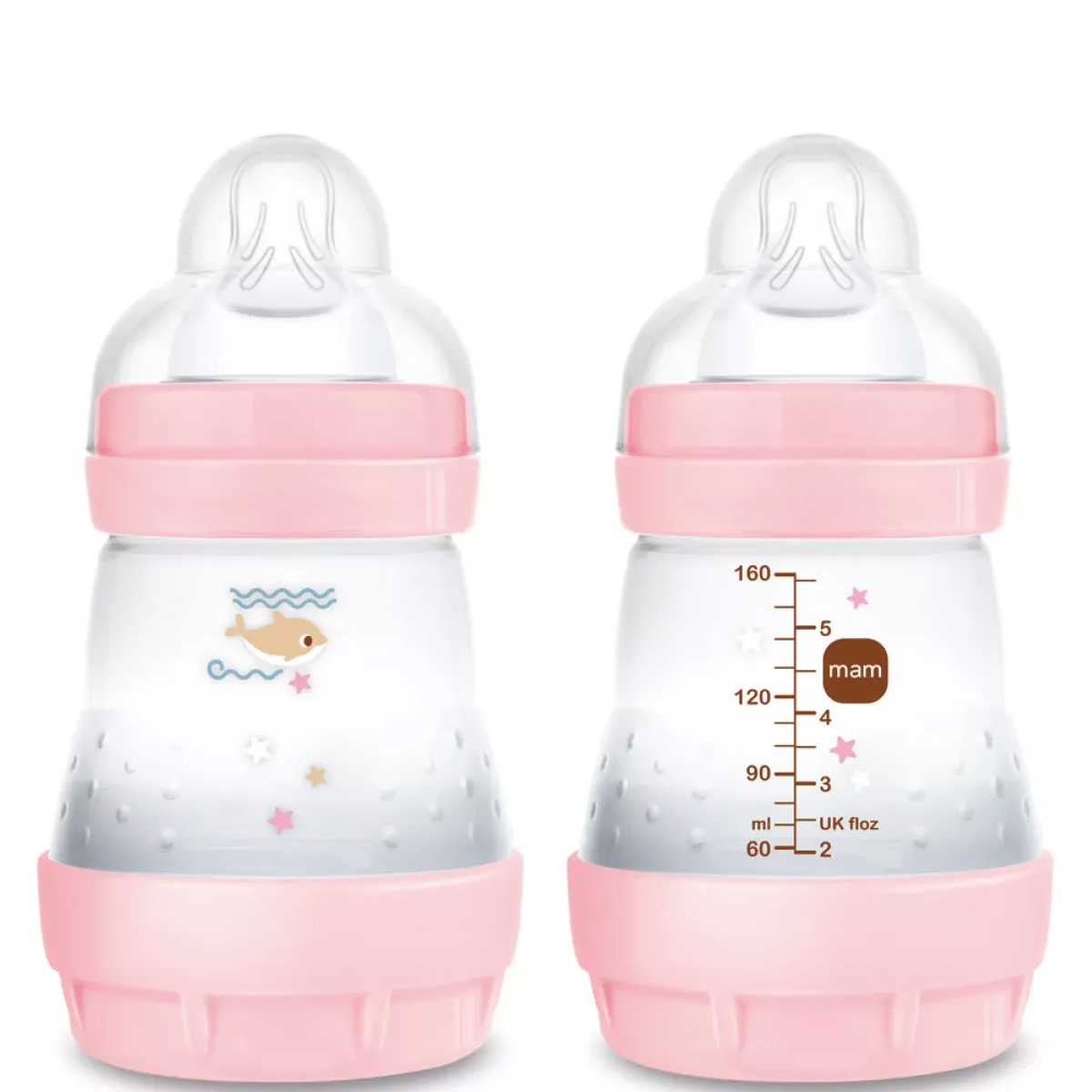 Foto 2 pulgar | Biberón Mam Baby Easy Start 5oz 2pz Rosa Ballena