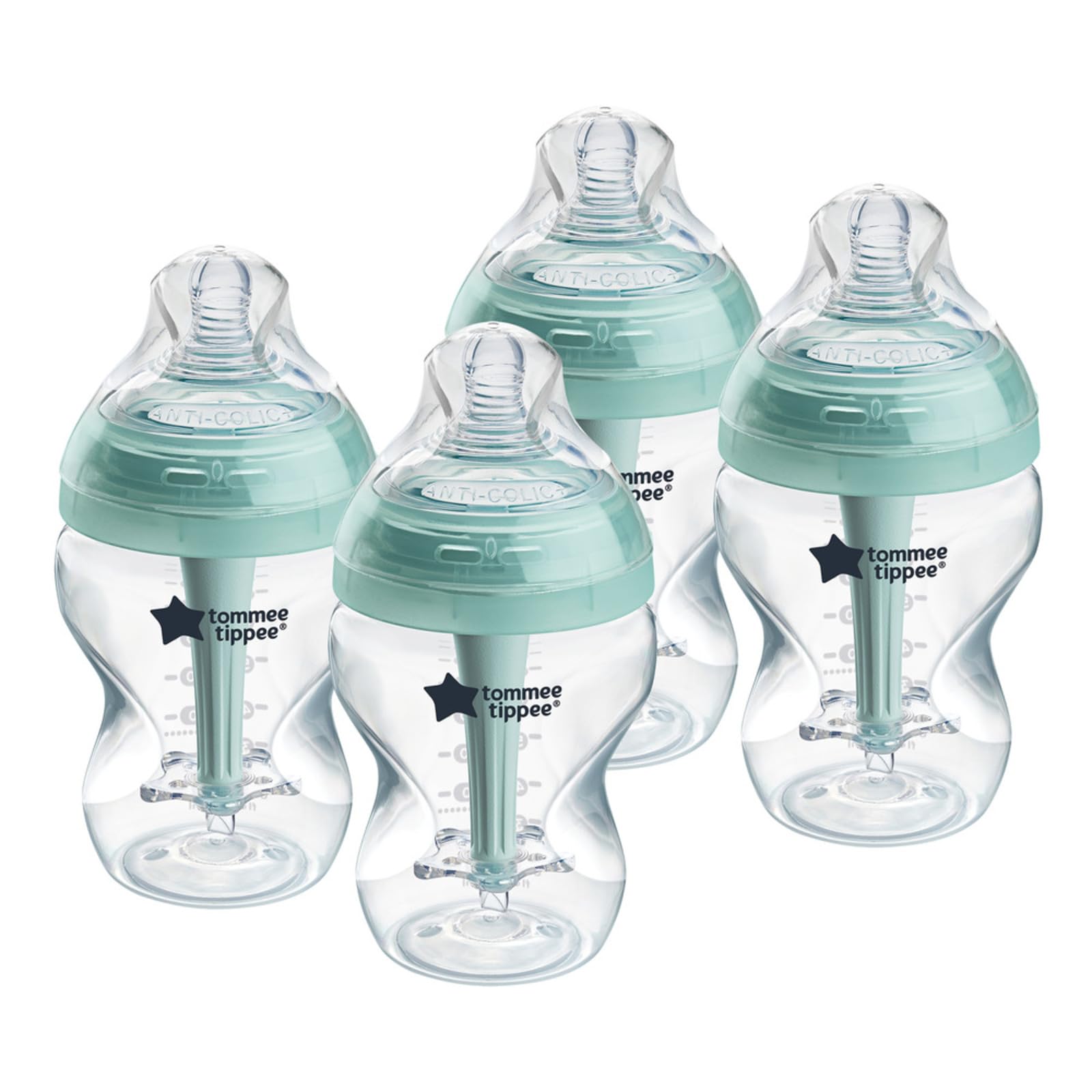 Biberones Tommee Tippee Advanced Anticólico 260 ml 0 M+ Paquete de 4 - Venta Internacional