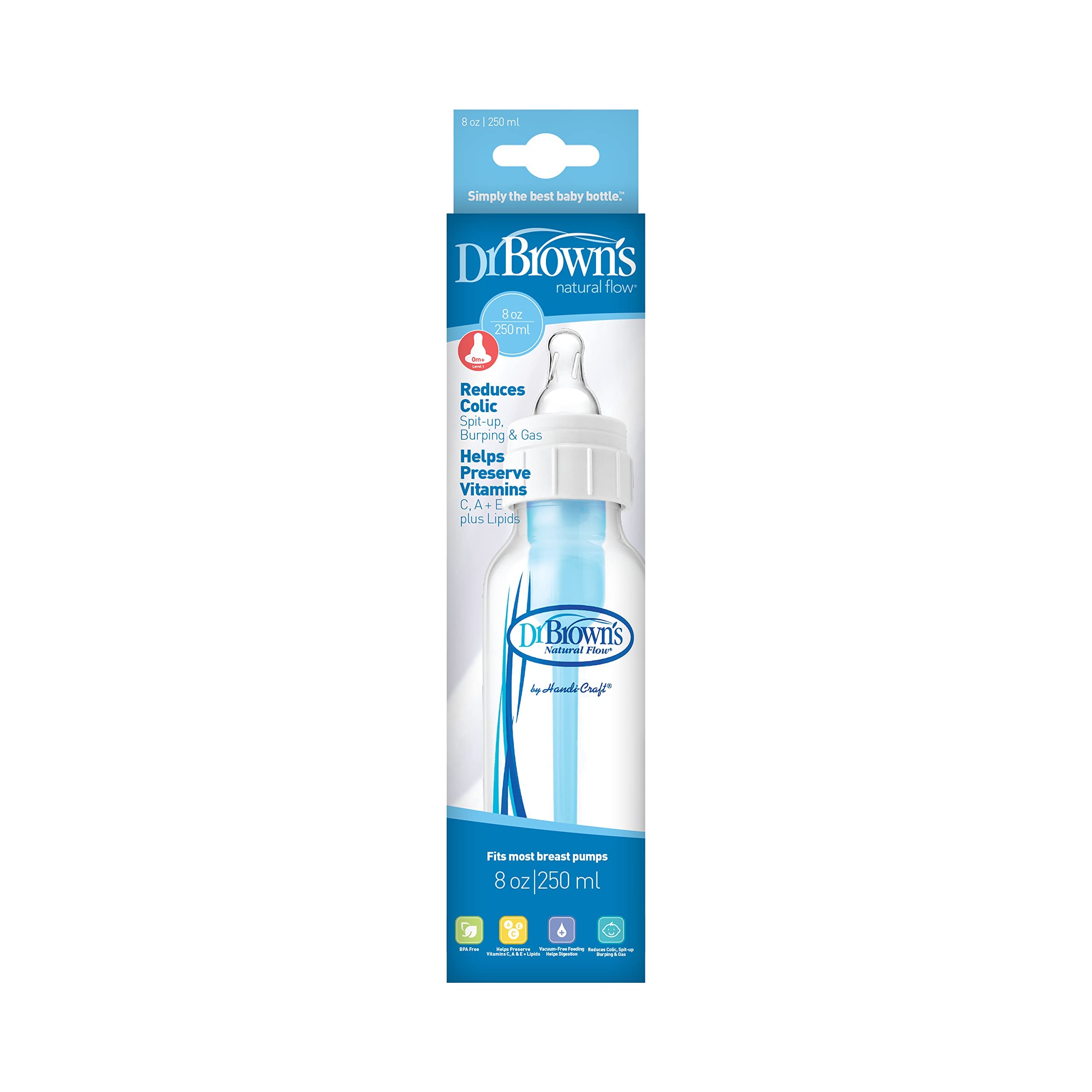 Foto 3 | Biberón Dr. Brown's Natural Flow Anticólico 240 ml - Venta Internacional