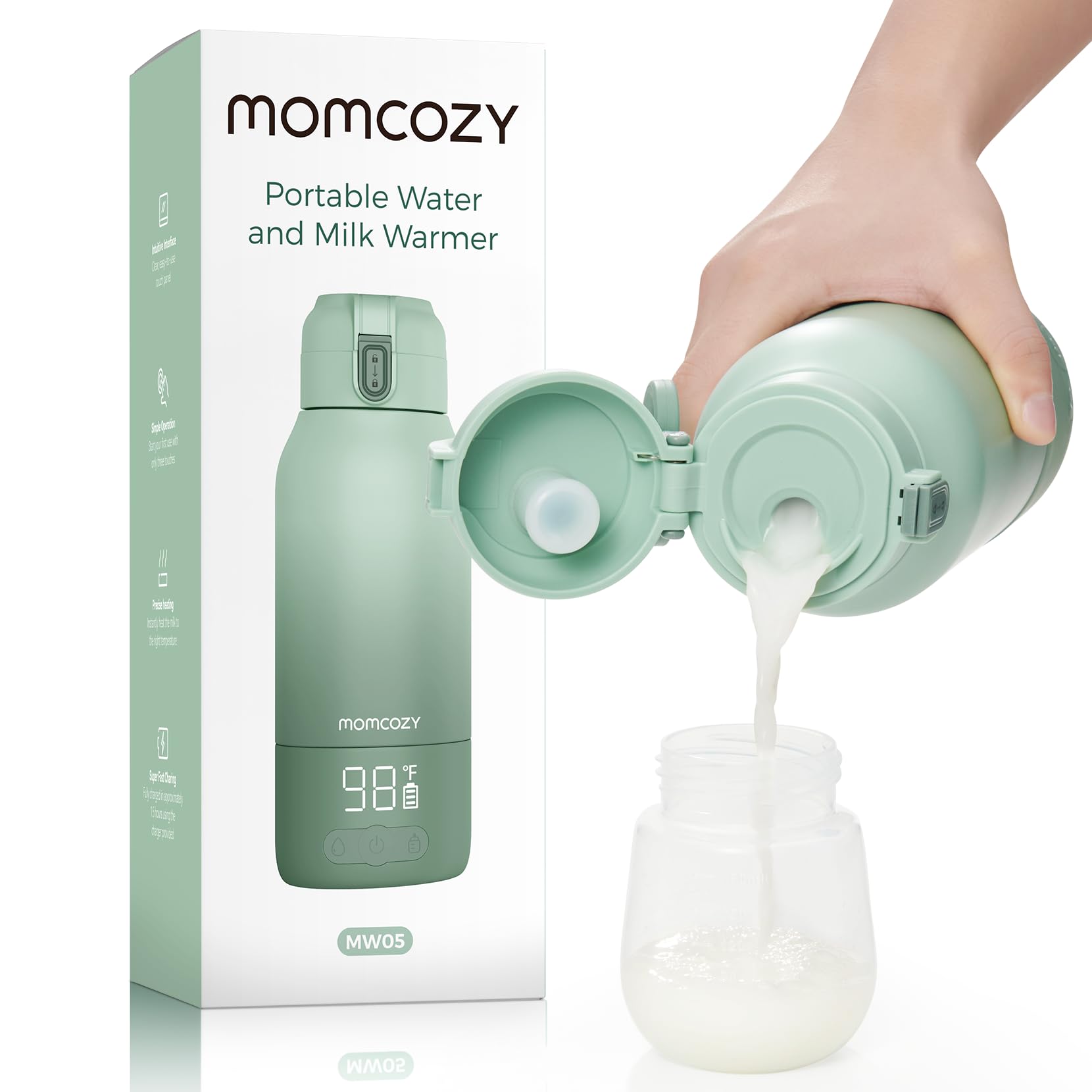 Foto 2 pulgar | Calentador de Leche Momcozy Portátil de 500 ml-Venta Internacional