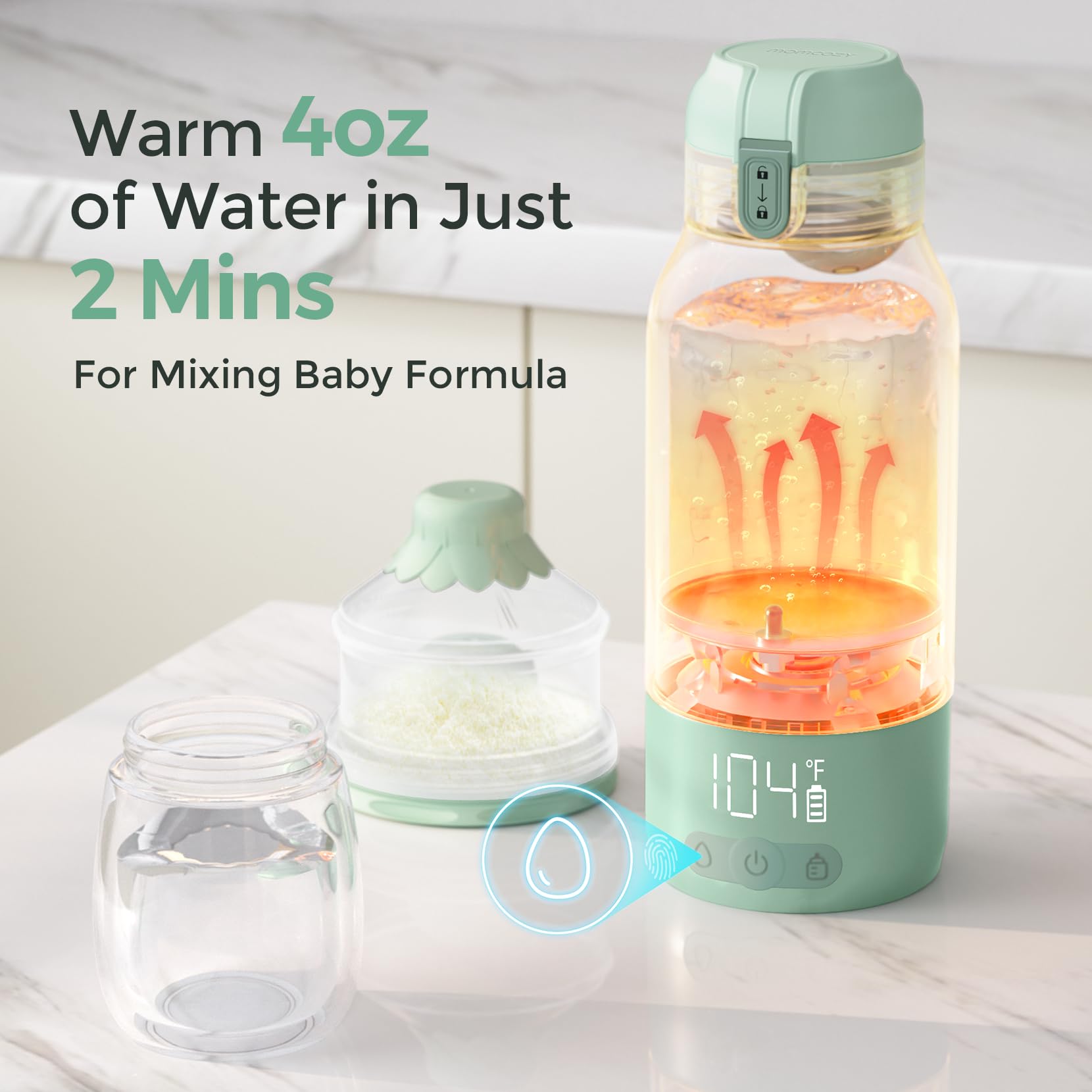 Foto 4 pulgar | Calentador de Leche Momcozy Portátil de 500 ml-Venta Internacional