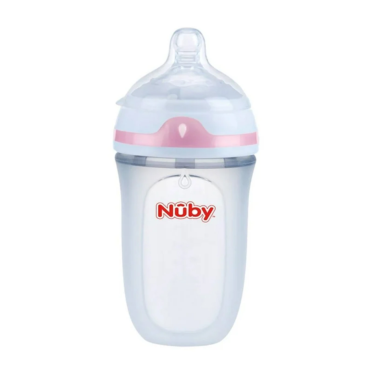 Biberón Nuby Comfort 9oz Rosa