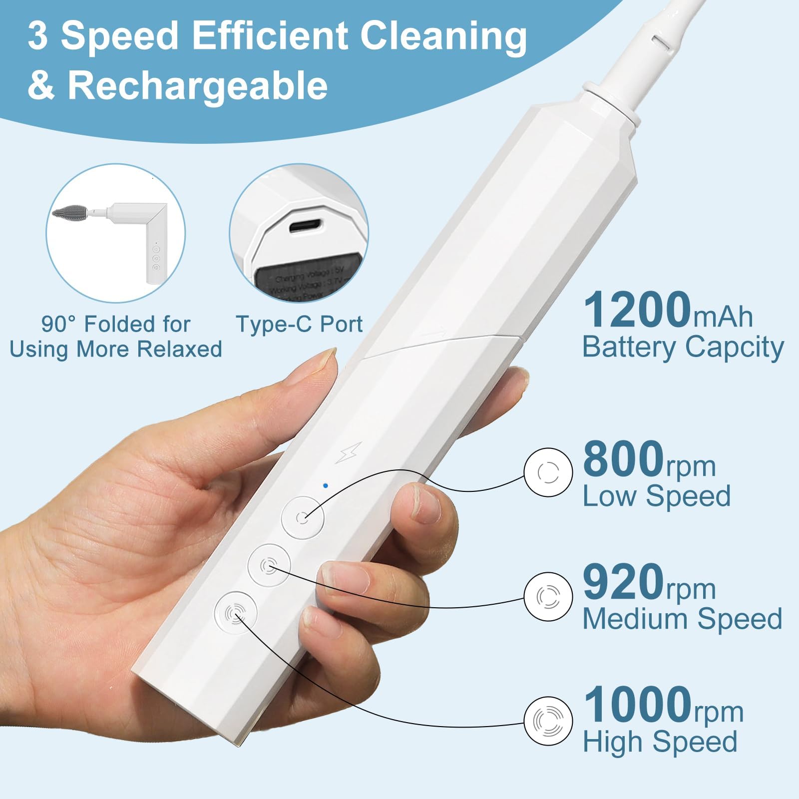 Foto 3 pulgar | Kit Limpiador Eléctrico Para Biberones Yoobao Con Tendedero - Venta Internacional.