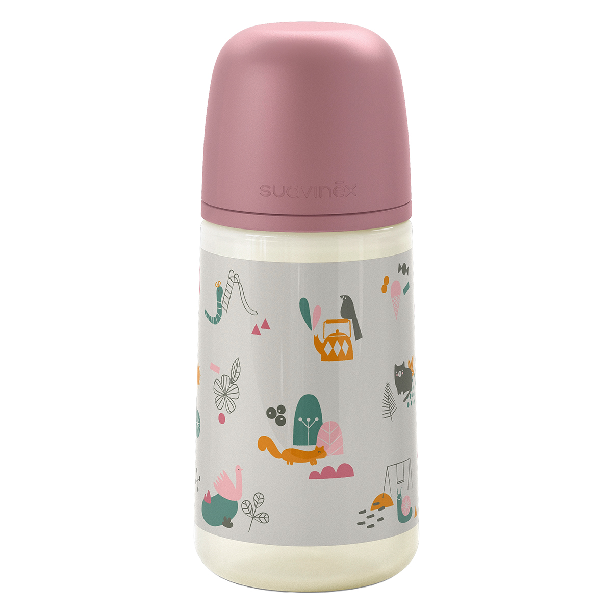 Foto 5 pulgar | Biberones Anticolicos Suavinex 270ml/9oz Color Rosa Flujo Medio Tetina Fisiologica Sxpro 3 Piezas