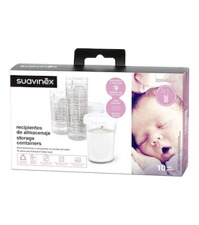 Foto 2 | Recipientes De Almacenaje Para Leche Suavinex 10 Piezas