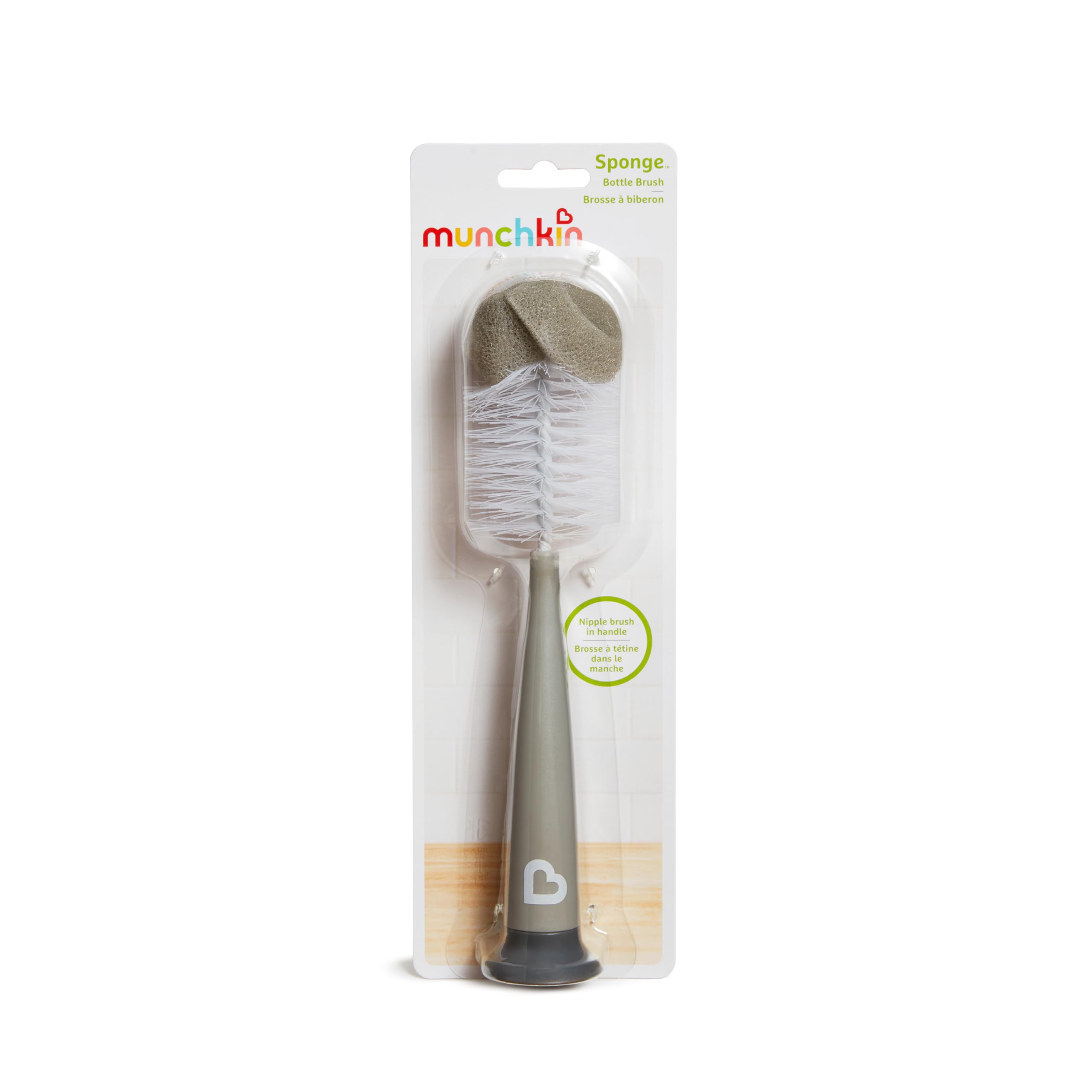 Foto 7 pulgar | Cepillo Para Botellas Munchkin Sponge, 2 Unidades, Diseño Moderno, Color Gris - Venta Internacional.