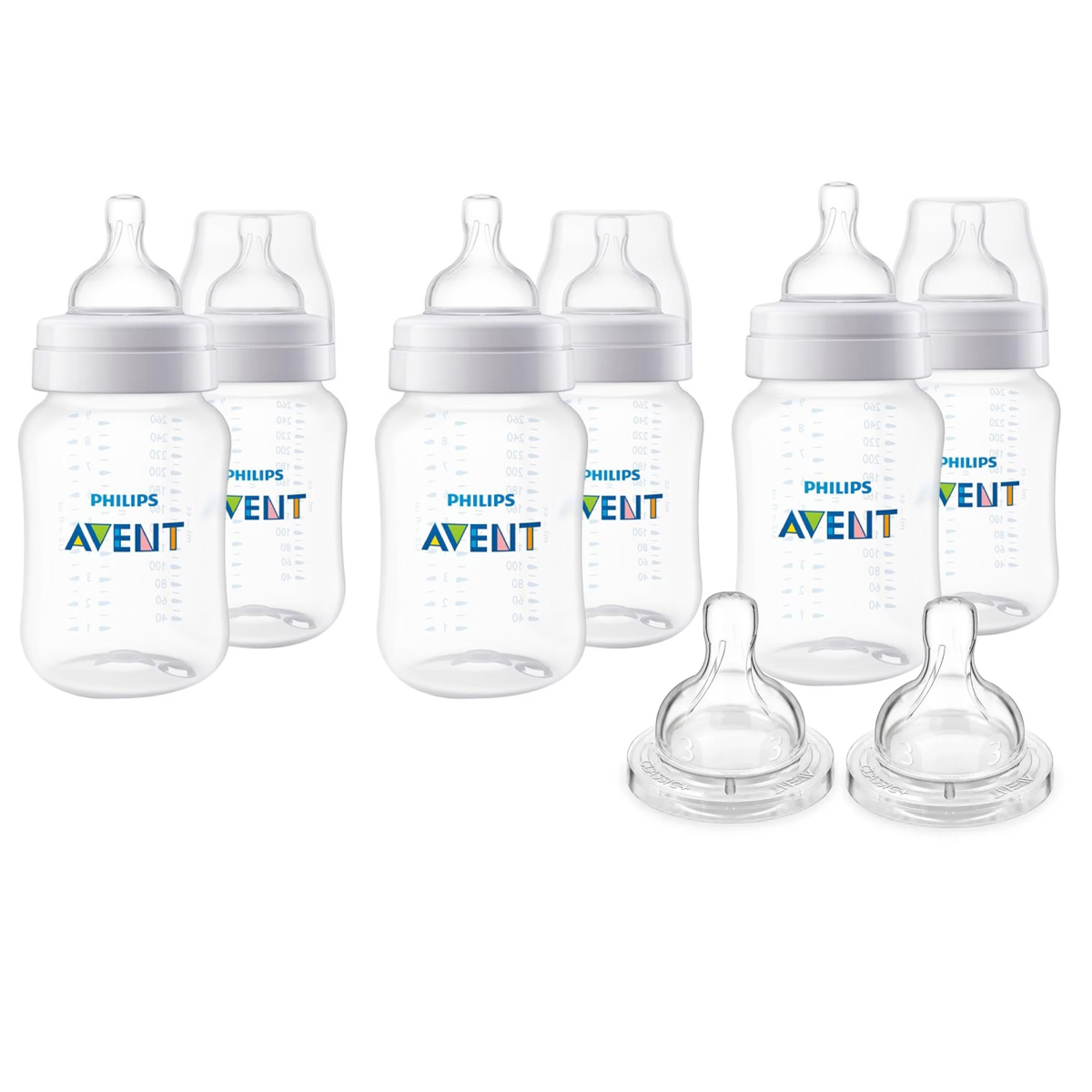 Foto 1 | Set Regalo Biberones Avent Anticólicos 9oz 8pz