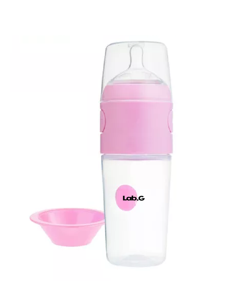 Foto 5 pulgar | Biberón Anticólico Lab.g Para Mezclar Fórmula 9oz/260ml 2 Pzs Color Rosa Transparente