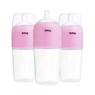 Foto 1 | Biberón Anticólico Para Mezclar Fórmula 9oz/260ml 3pz Rosas Belug