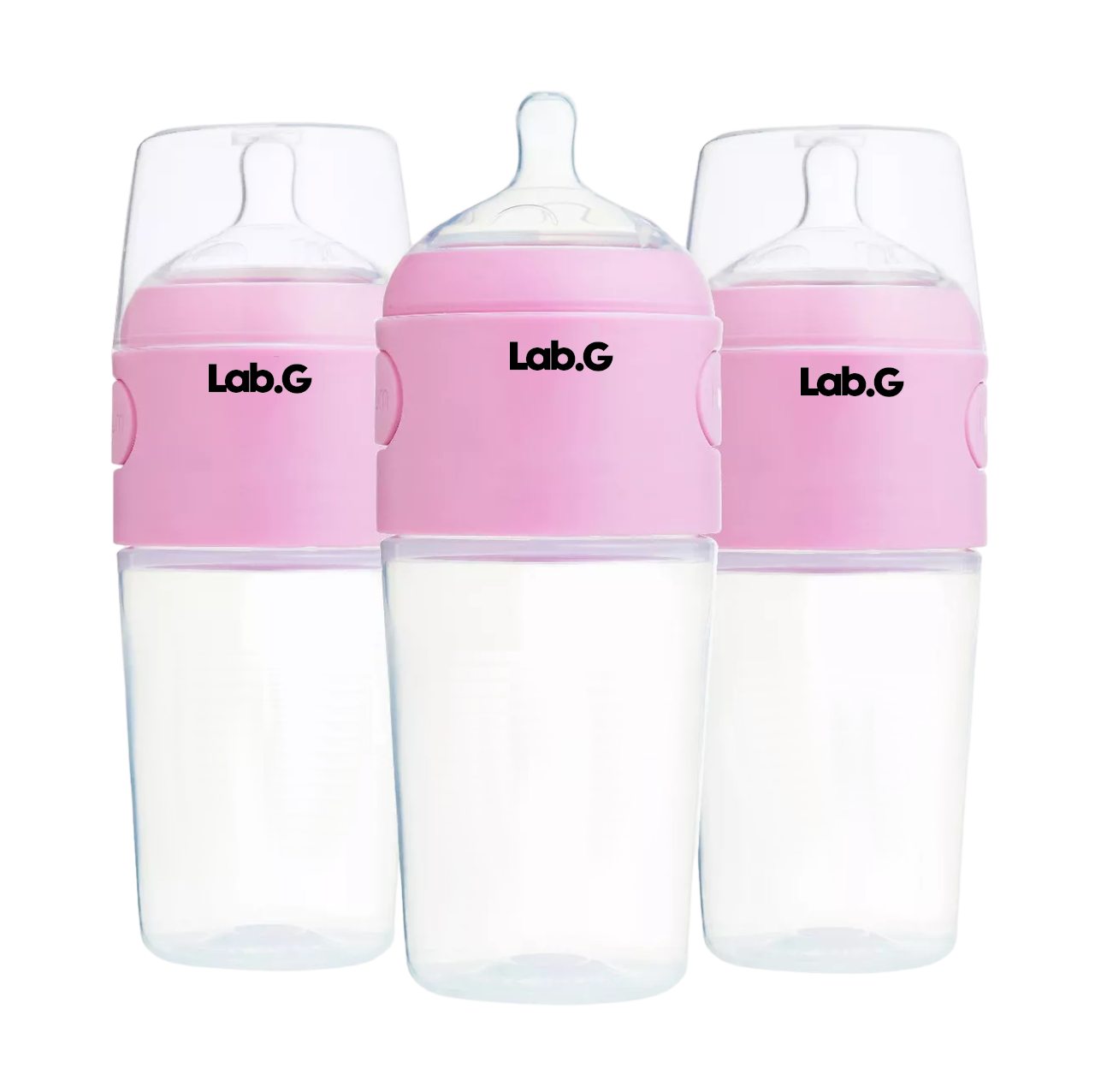 Foto 2 pulgar | Biberón Anticólico Lab.g Para Mezclar Fórmula 9oz/260ml 3pz Rosas