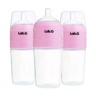 Foto 1 | Biberón Anticólico Lab.g Para Mezclar Fórmula 9oz/260ml 3pz Rosas