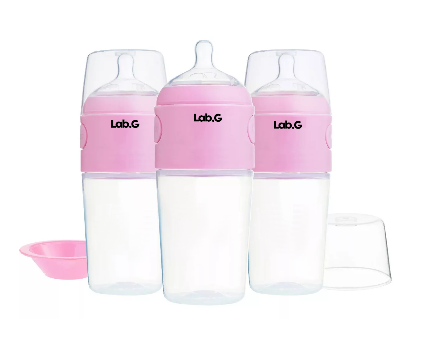 Foto 3 pulgar | Biberón Anticólico Lab.g Para Mezclar Fórmula 9oz/260ml 3pz Rosas