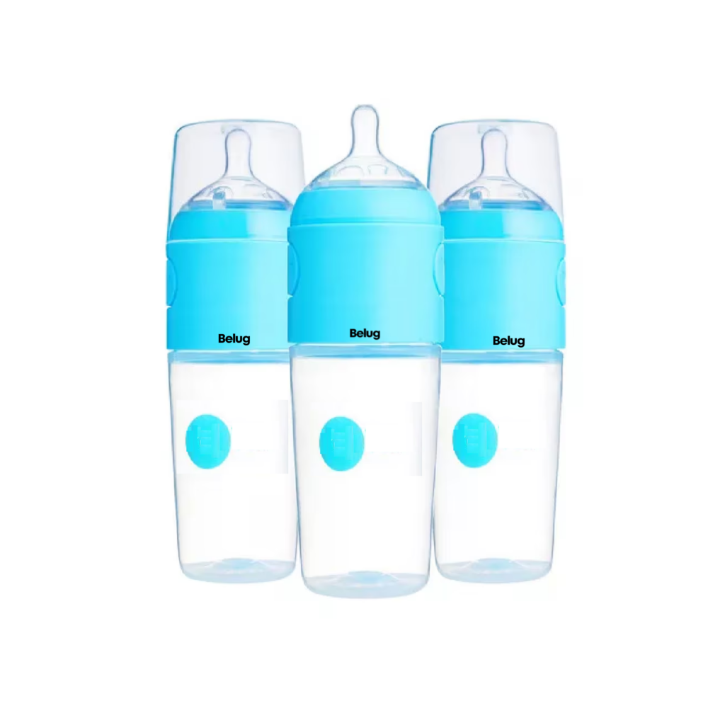 Foto 2 pulgar | Biberón Anticólico Para Mezclar Fórmula 9oz/260ml 3pz Belug, Azul
