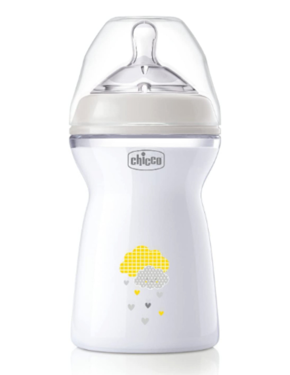 Foto 3 pulgar | Chicco Biberón Natural Feeling 330 Gris + Gratis Termo Güish De Regalo