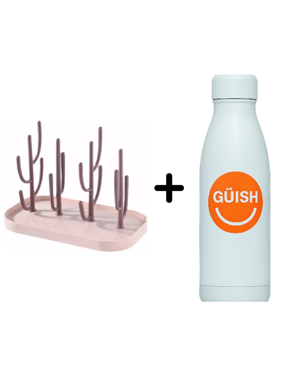Foto 2 pulgar | Escurridor Para Biberones Bandeja De Secado + Gratis Termo Güish De Regalo