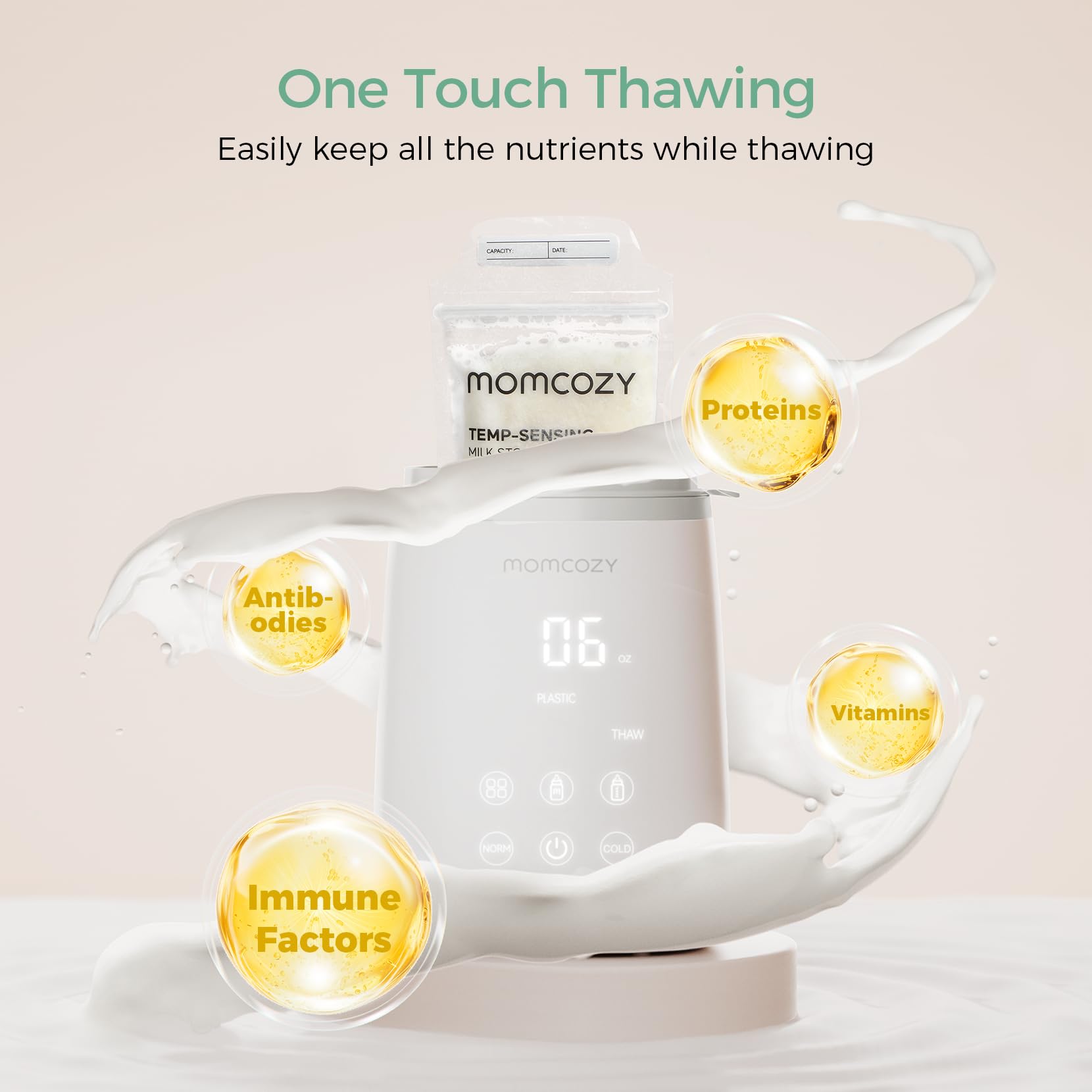 Foto 6 pulgar | Calentador de Biberones Momcozy con Temporizador-Venta Internacional