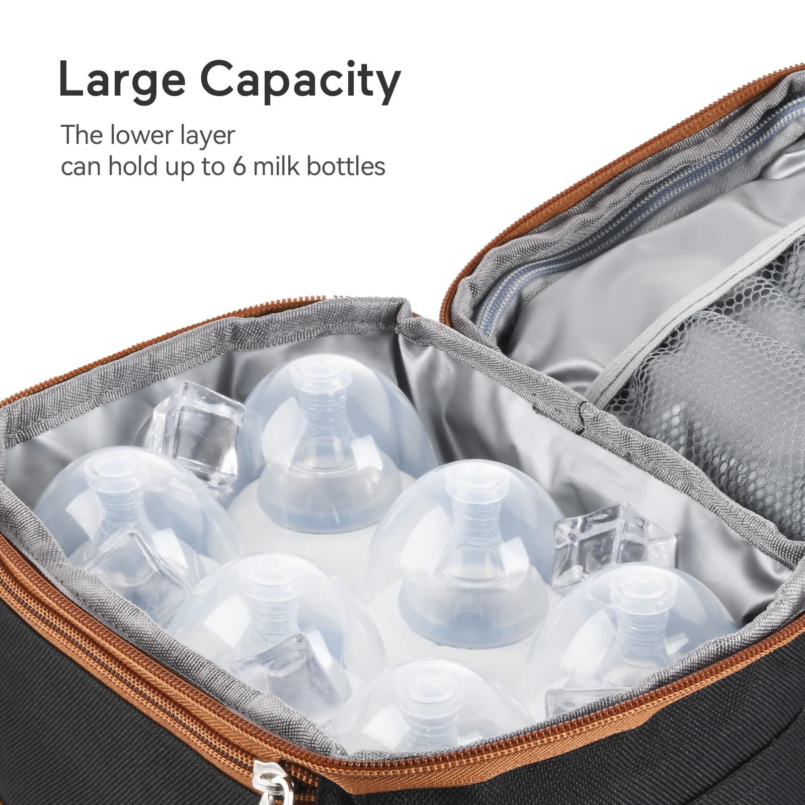 Foto 3 | Bolsa Aislante Para Biberones Momcozy, Enfriador De Leche Materna, Impermeable - Venta Internacional.