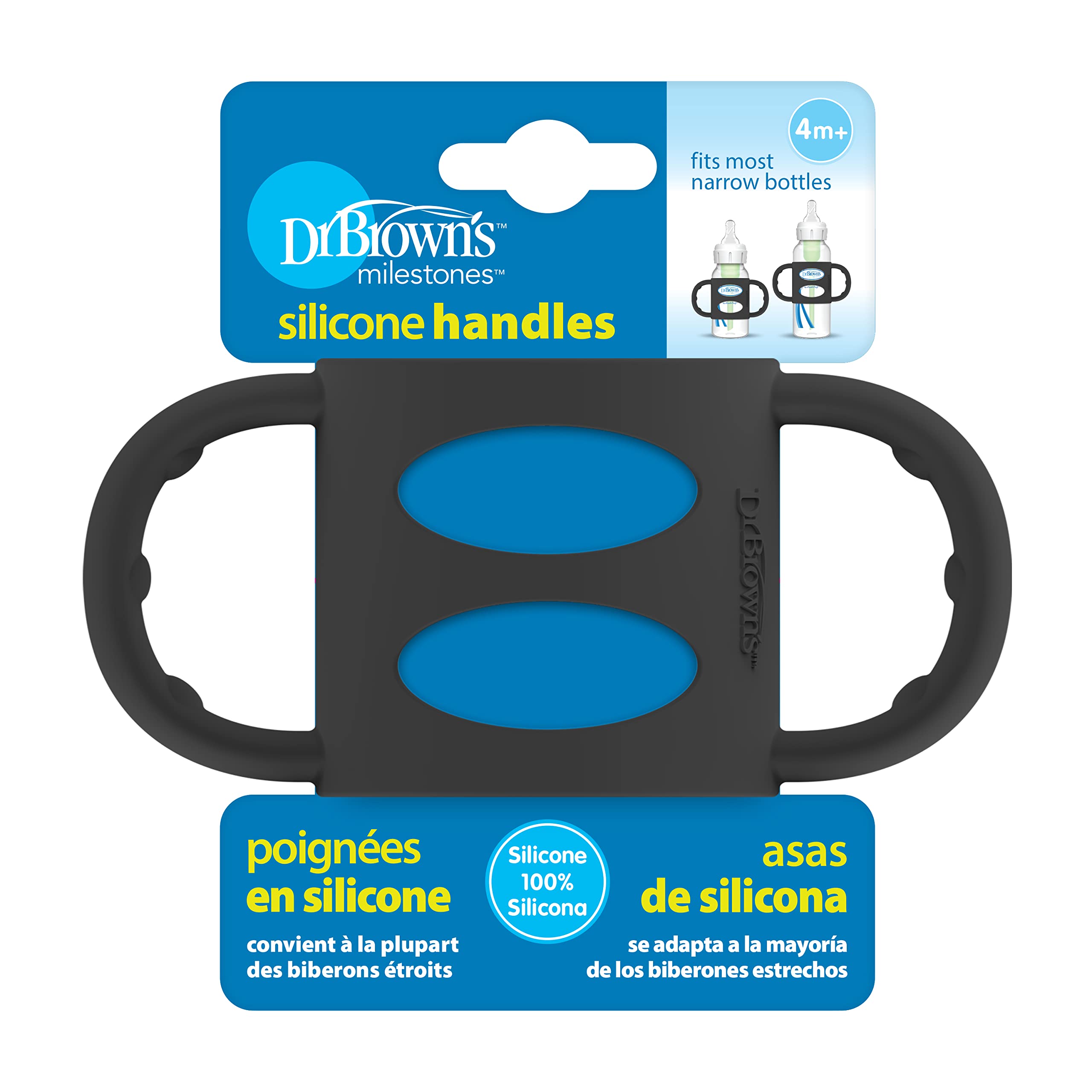 Foto 7 pulgar | El Biberón Para Bebés Con Mango Dr. Brown's Milestones Es 100% De Silicona - Venta Internacional.