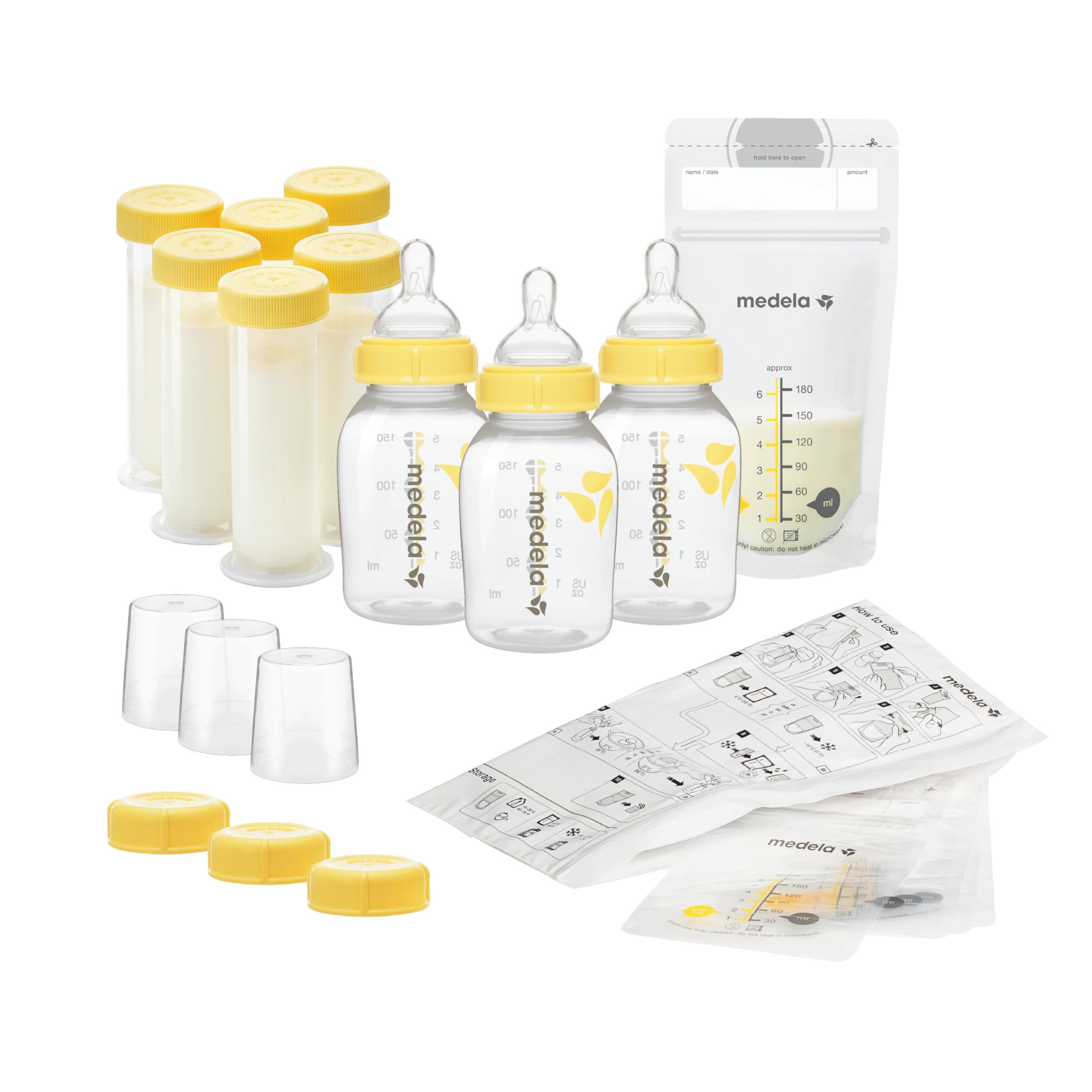 Foto 2 pulgar | Set De Almacenamiento De Leche Materna Medela Store And Feed Sin Bpa - Venta Internacional.