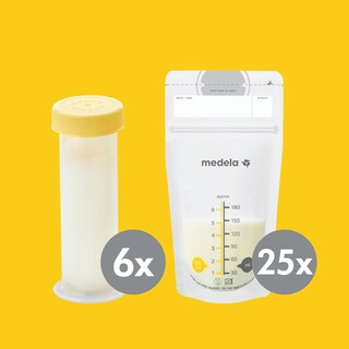 Foto 3 | Set De Almacenamiento De Leche Materna Medela Store And Feed Sin Bpa - Venta Internacional.