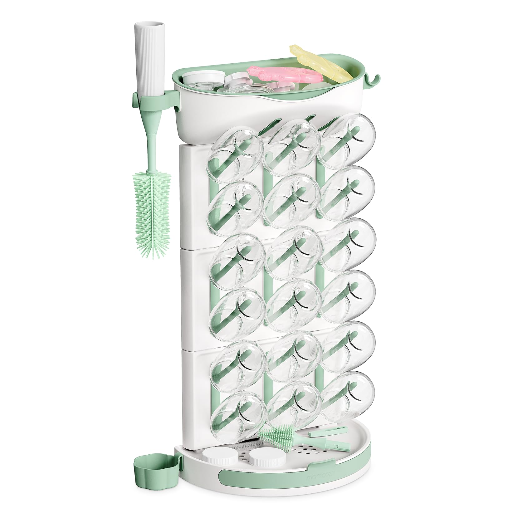 Estante Para Secar Botellas Momcozy Diy, Más Grande, Para 18 Botellas - Venta Internacional. $1,213