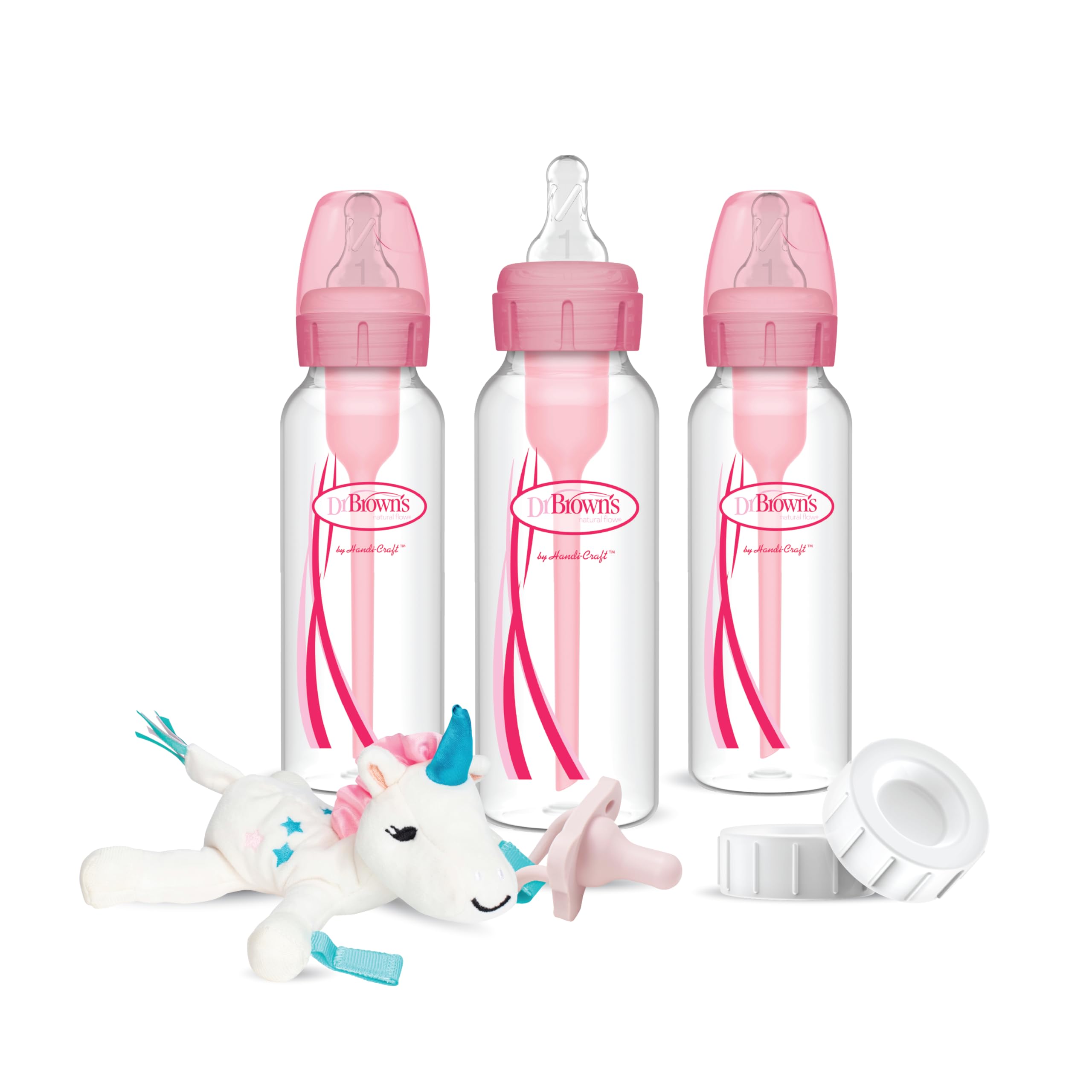 Foto 2 pulgar | Biberón Dr. Brown's Natural Flow Anti-colic De 250 Ml+set De Regalo - Venta Internacional.