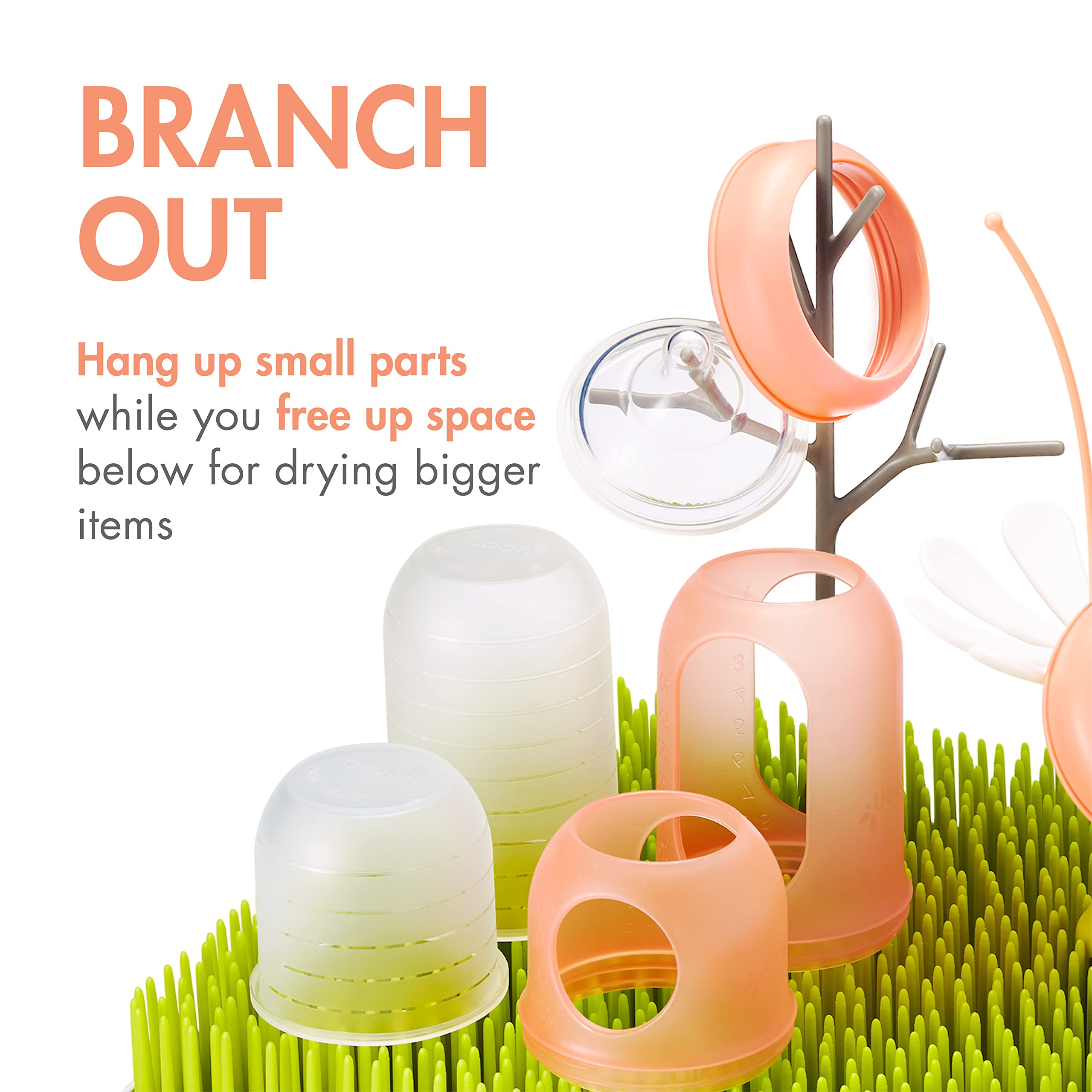 Foto 5 | Estante Para Secar Biberones De Sobremesa Boon Lawn Con Accesorios - Venta Internacional.