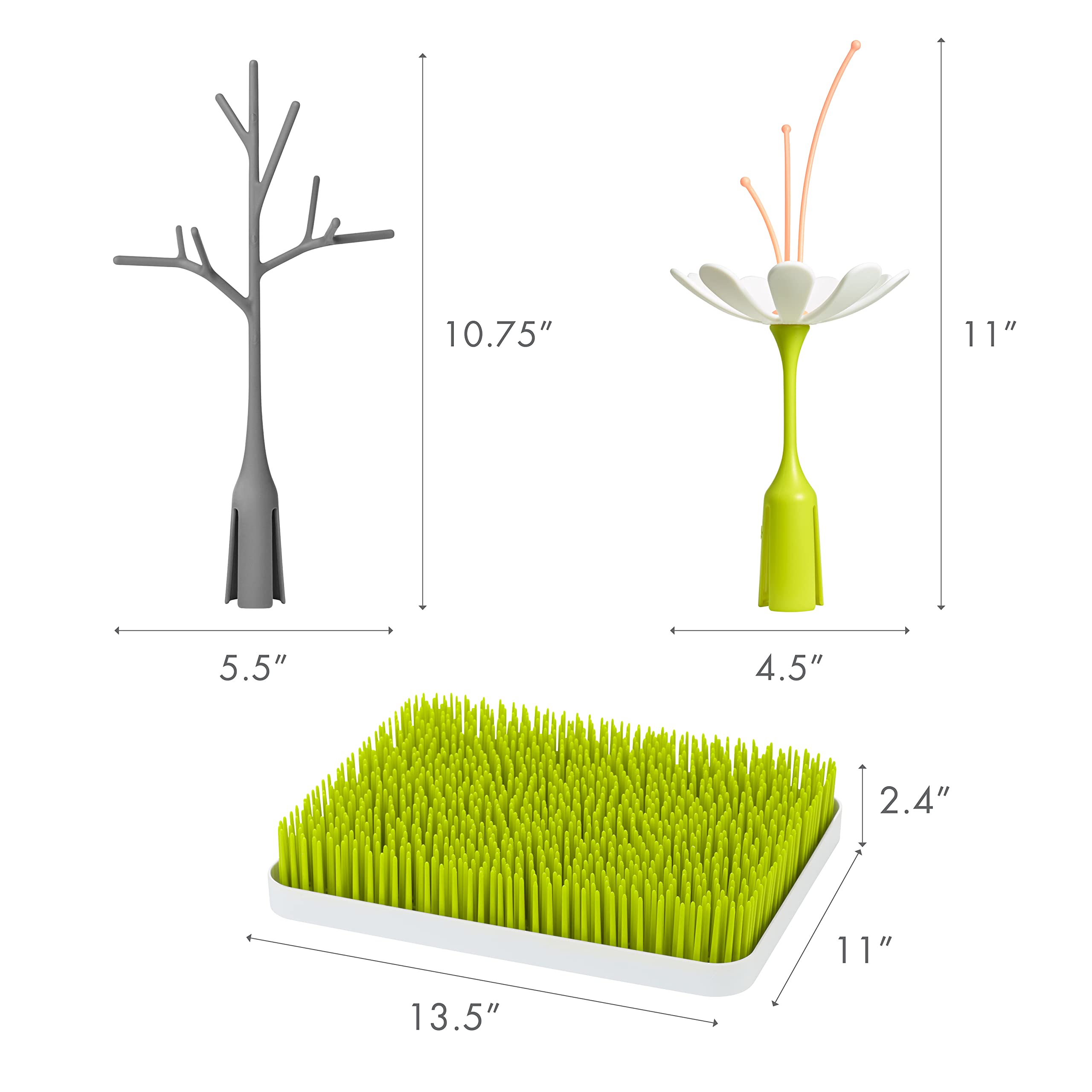 Foto 8 pulgar | Estante Para Secar Biberones De Sobremesa Boon Lawn Con Accesorios - Venta Internacional.