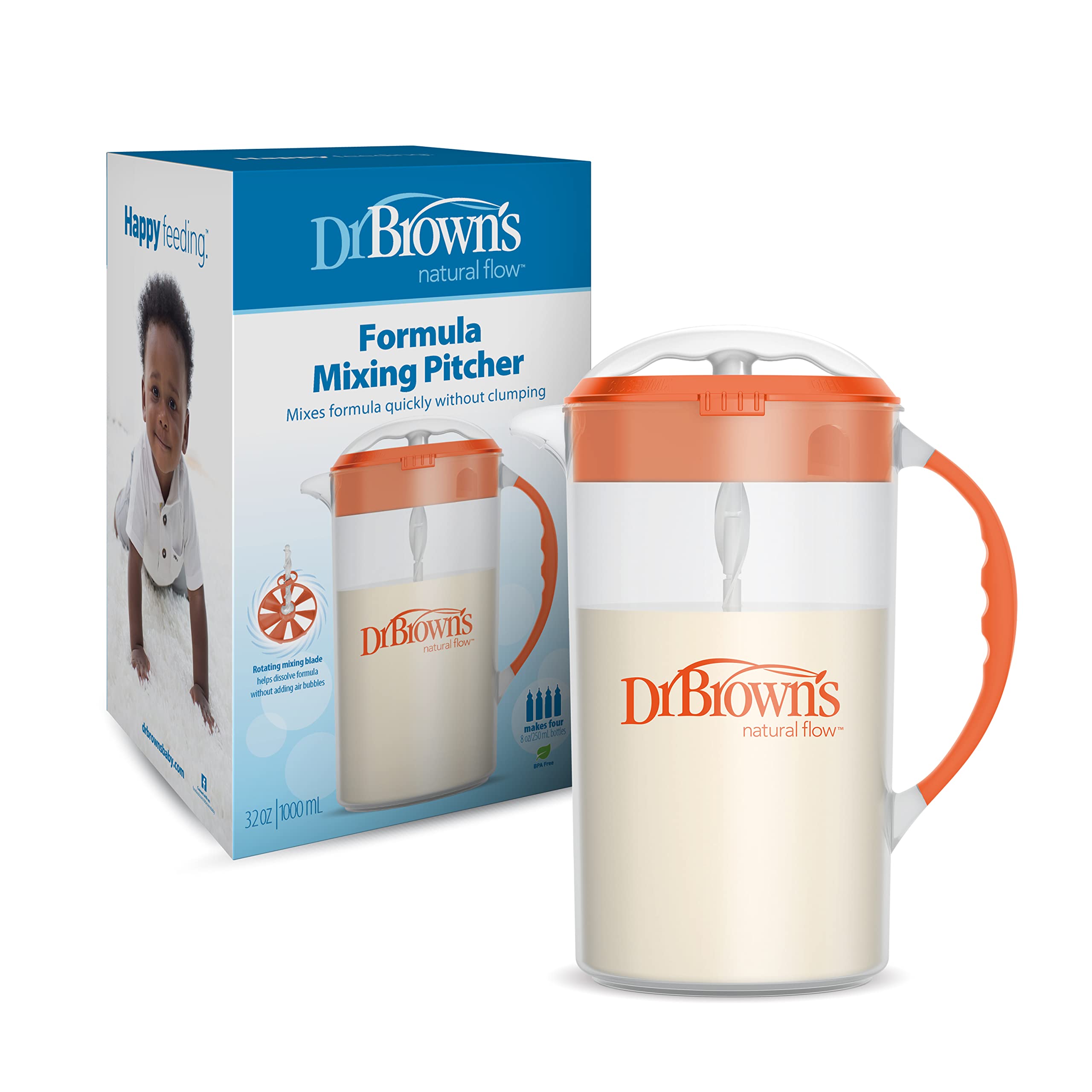 Foto 6 | Jarra Mezcladora De Fórmula Para Bebés Dr. Brown's De 1 Litro Con Accesorios - Venta Internacional.
