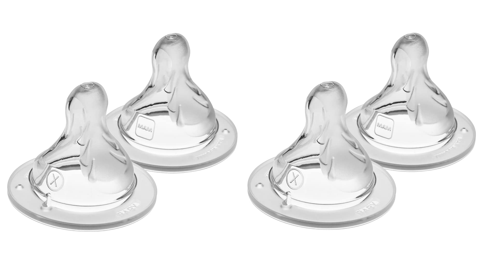 Foto 2 pulgar | Bottle Nipples Mam, De Flujo Extra Rápido, Nivel 4, 6 Meses O Más, Paquete De 4 - Venta Internacional.