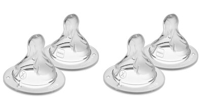 Foto 1 | Bottle Nipples Mam, De Flujo Extra Rápido, Nivel 4, 6 Meses O Más, Paquete De 4 - Venta Internacional.