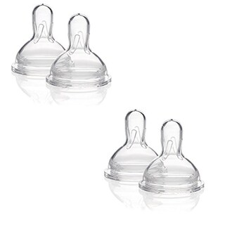 Foto 1 | Nipples Medela, De Flujo Medio, Base Ancha, De 4 A 12 Meses (paquete De 2 X 3) - Venta Internacional.